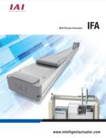 IAI IFA CATALOG IFA SERIES: BELT DRIVEN ACTUATORS